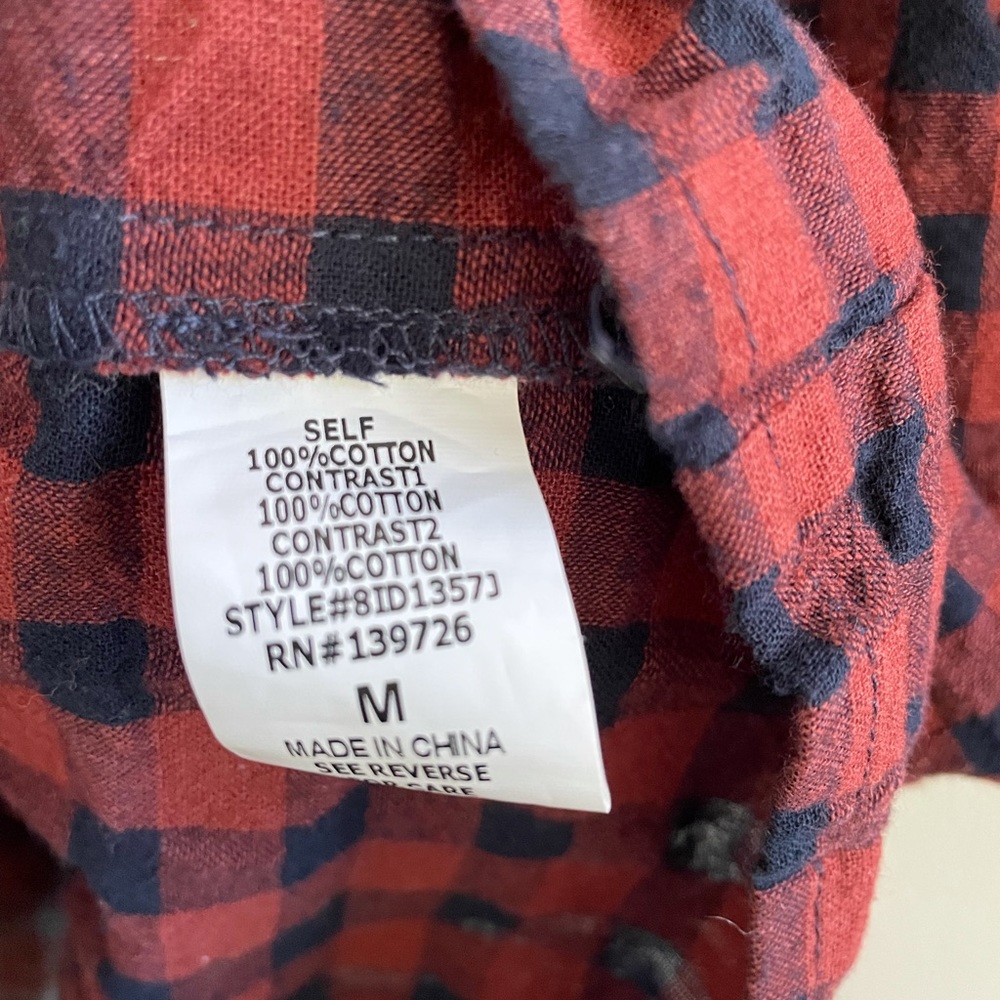 WildHoney Contrast Checked Buttondown - Picture 10 of 10